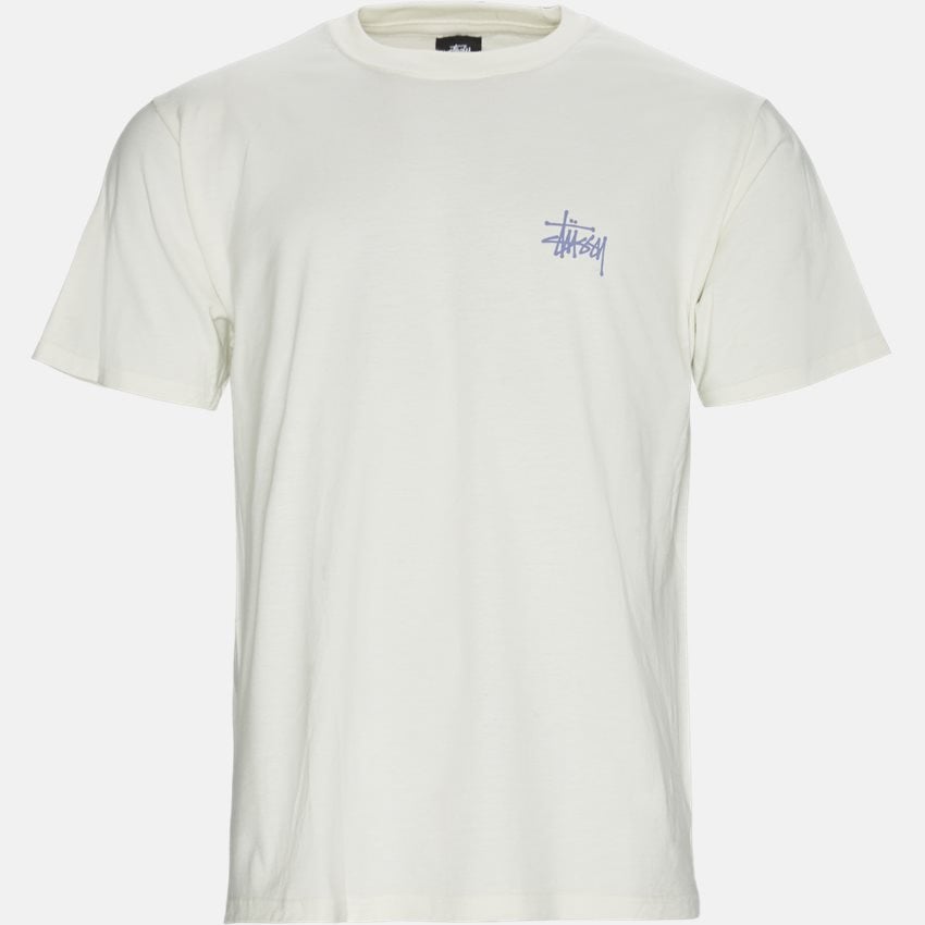 Stüssy T-shirts BASIC TEE 1904339 OFF WHITE